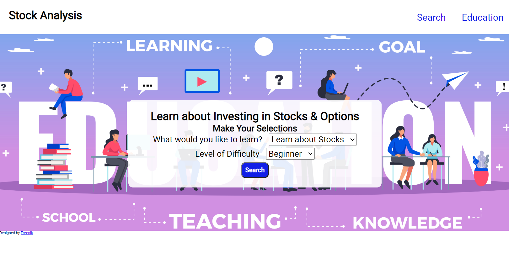 stocks education page